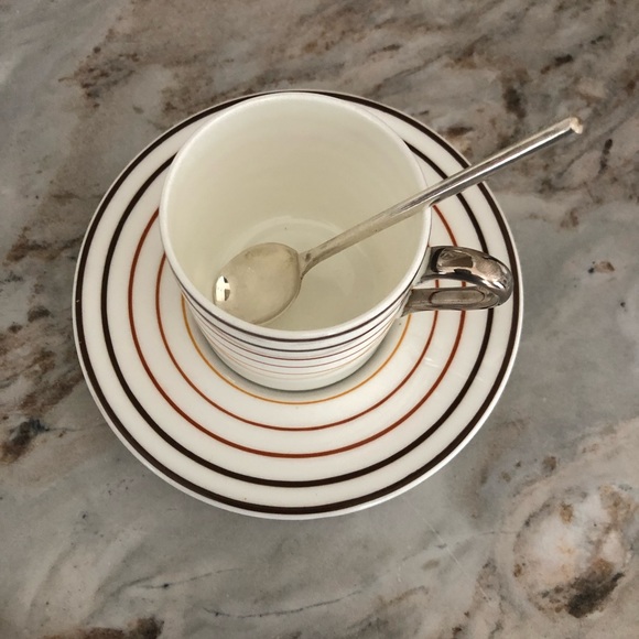 Wedgwood MCM Espresso Demitasse set of 8 cups with saucers 16 piece total - Picture 5 of 8